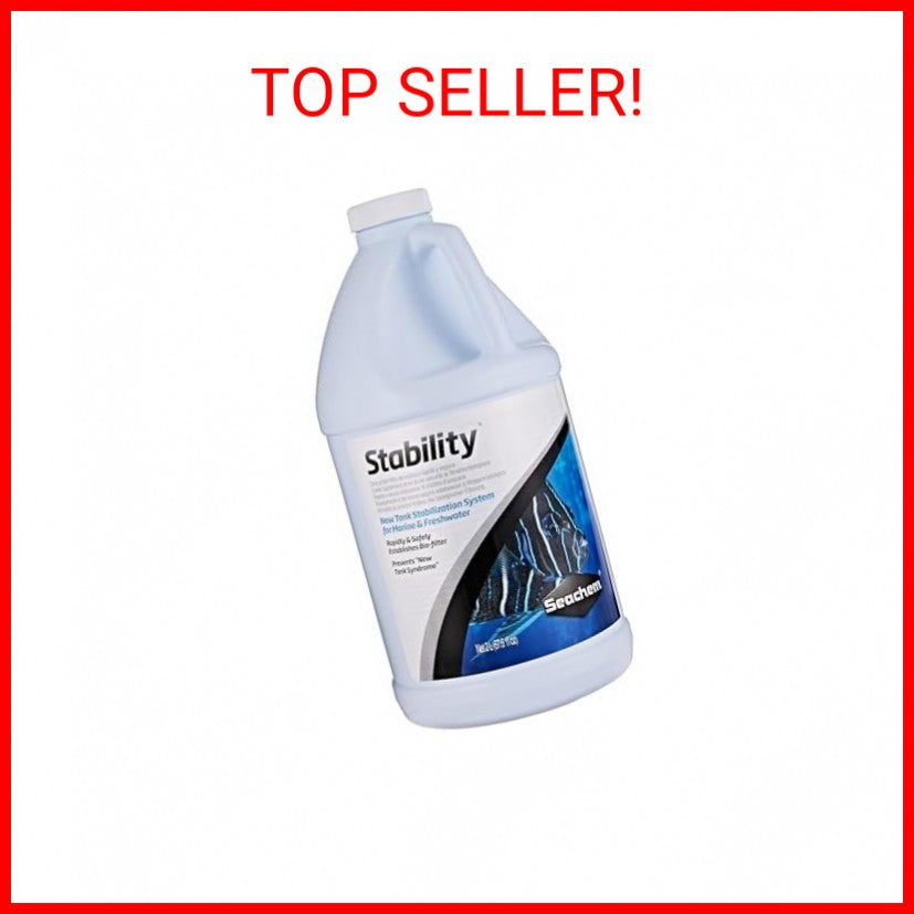 Seachem Stability Fish Tank Stabilizer - for Freshwater and Marine Aquariums 2L