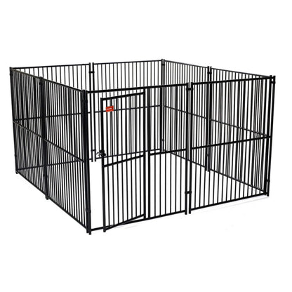 10' Steel Modular Kennel for Dogs with Swing Gate